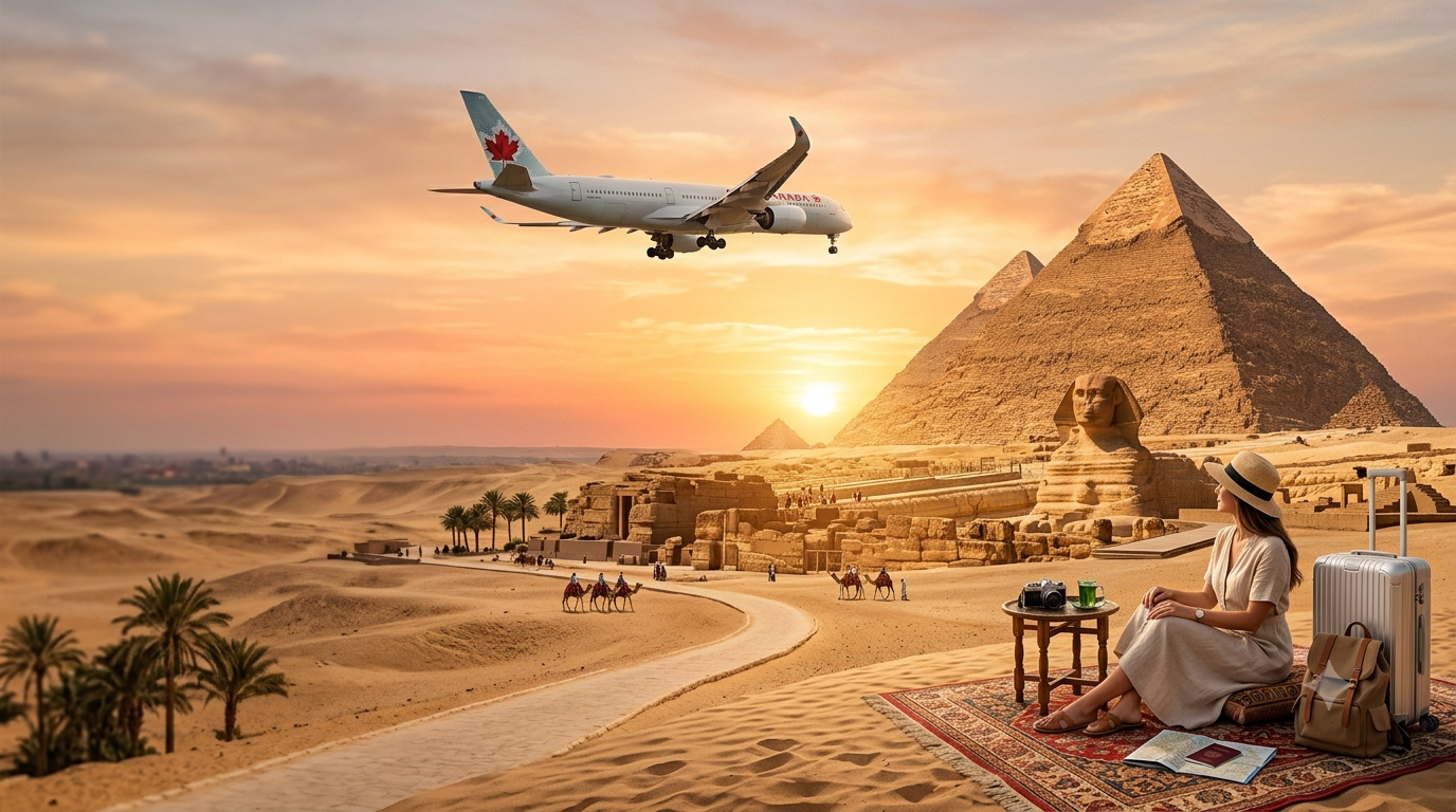 Do Egypt Tour Packages from Toronto Include International Flights?